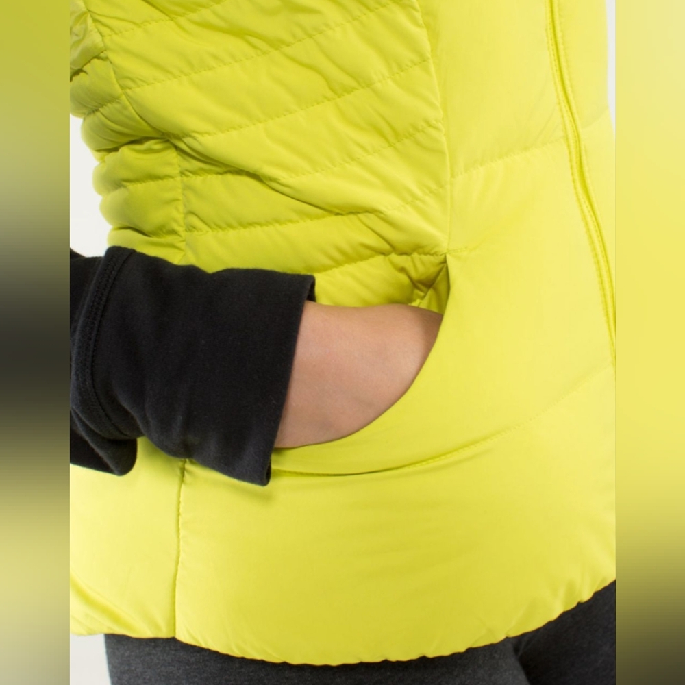 Lululemon Athletica Yellow Puffer Vest - Picture 6 of 14